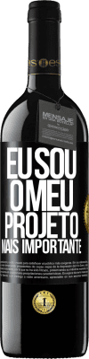 39,95 € Envio grátis | Vinho tinto Edição RED MBE Reserva Eu sou o meu projeto mais importante Etiqueta Preta. Etiqueta personalizável Reserva 12 Meses Colheita 2015 Tempranillo