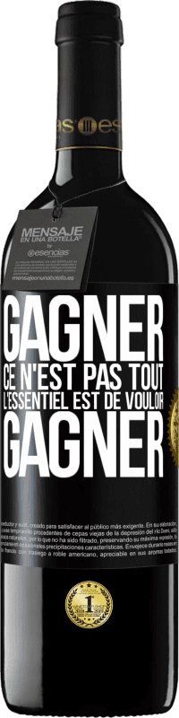 39,95 € Envoi gratuit | Vin rouge Édition RED MBE Réserve Gagner ce n'est pas tout, l'essentiel est de vouloir gagner Étiquette Noire. Étiquette personnalisable Réserve 12 Mois Récolte 2015 Tempranillo