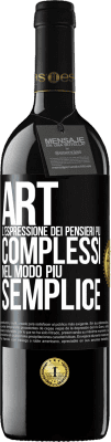 39,95 € Spedizione Gratuita | Vino rosso Edizione RED MBE Riserva ART. L'espressione dei pensieri più complessi nel modo più semplice Etichetta Nera. Etichetta personalizzabile Riserva 12 Mesi Raccogliere 2014 Tempranillo