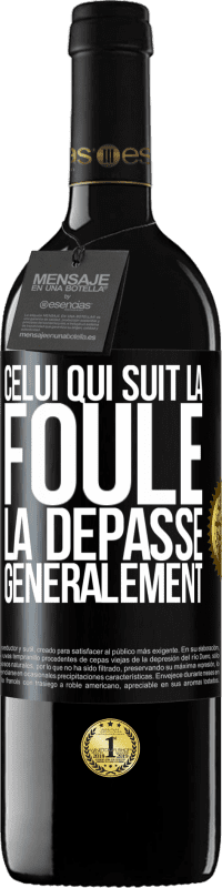 39,95 € Envoi gratuit | Vin rouge Édition RED MBE Réserve Celui qui suit la foule, la dépasse généralement Étiquette Noire. Étiquette personnalisable Réserve 12 Mois Récolte 2015 Tempranillo