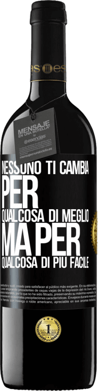 39,95 € Spedizione Gratuita | Vino rosso Edizione RED MBE Riserva Nessuno ti cambia per qualcosa di meglio, ma per qualcosa di più facile Etichetta Nera. Etichetta personalizzabile Riserva 12 Mesi Raccogliere 2015 Tempranillo