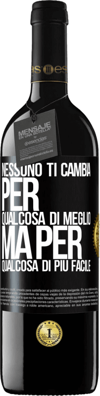 39,95 € Spedizione Gratuita | Vino rosso Edizione RED MBE Riserva Nessuno ti cambia per qualcosa di meglio, ma per qualcosa di più facile Etichetta Nera. Etichetta personalizzabile Riserva 12 Mesi Raccogliere 2016 Tempranillo