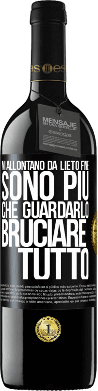 39,95 € Spedizione Gratuita | Vino rosso Edizione RED MBE Riserva Mi allontano da lieto fine, sono più che guardarlo bruciare tutto Etichetta Nera. Etichetta personalizzabile Riserva 12 Mesi Raccogliere 2015 Tempranillo