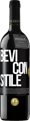 39,95 € Spedizione Gratuita | Vino rosso Edizione RED MBE Riserva Bevi con stile Etichetta Nera. Etichetta personalizzabile Riserva 12 Mesi Raccogliere 2016 Tempranillo