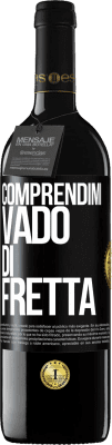 39,95 € Spedizione Gratuita | Vino rosso Edizione RED MBE Riserva Comprendimi, vado di fretta Etichetta Nera. Etichetta personalizzabile Riserva 12 Mesi Raccogliere 2014 Tempranillo