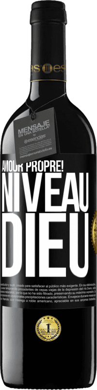 39,95 € Envoi gratuit | Vin rouge Édition RED MBE Réserve Amour propre! Niveau Dieu Étiquette Noire. Étiquette personnalisable Réserve 12 Mois Récolte 2015 Tempranillo