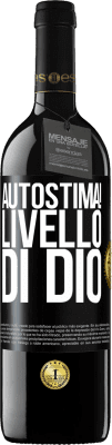 39,95 € Spedizione Gratuita | Vino rosso Edizione RED MBE Riserva Autostima! Livello di Dio Etichetta Nera. Etichetta personalizzabile Riserva 12 Mesi Raccogliere 2016 Tempranillo