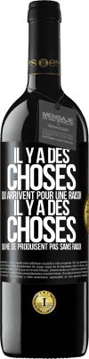 39,95 € Envoi gratuit | Vin rouge Édition RED MBE Réserve Il y a des choses qui arrivent pour une raison, il y a des choses qui ne se produisent pas sans raison Étiquette Noire. Étiquette personnalisable Réserve 12 Mois Récolte 2014 Tempranillo