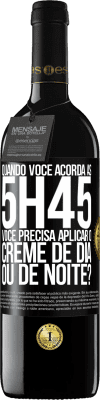 39,95 € Envio grátis | Vinho tinto Edição RED MBE Reserva Quando você acorda às 5h45, você precisa aplicar o creme de dia ou de noite? Etiqueta Preta. Etiqueta personalizável Reserva 12 Meses Colheita 2014 Tempranillo