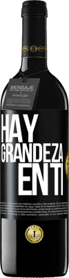 39,95 € Envío gratis | Vino Tinto Edición RED MBE Reserva Hay grandeza en ti Etiqueta Negra. Etiqueta personalizable Reserva 12 Meses Cosecha 2014 Tempranillo