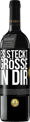 39,95 € Kostenloser Versand | Rotwein RED Ausgabe MBE Reserve Es steckt Größe in dir Schwarzes Etikett. Anpassbares Etikett Reserve 12 Monate Ernte 2016 Tempranillo