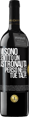 39,95 € Spedizione Gratuita | Vino rosso Edizione RED MBE Riserva Mi sono sentito un astronauta perso nelle tue talpe Etichetta Nera. Etichetta personalizzabile Riserva 12 Mesi Raccogliere 2014 Tempranillo