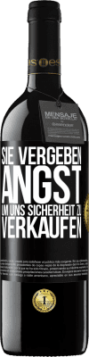 39,95 € Kostenloser Versand | Rotwein RED Ausgabe MBE Reserve Sie vergeben Angst, um uns Sicherheit zu verkaufen Schwarzes Etikett. Anpassbares Etikett Reserve 12 Monate Ernte 2014 Tempranillo