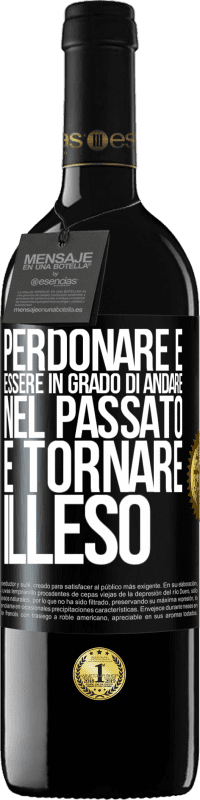 39,95 € Spedizione Gratuita | Vino rosso Edizione RED MBE Riserva Perdonare è essere in grado di andare nel passato e tornare illeso Etichetta Nera. Etichetta personalizzabile Riserva 12 Mesi Raccogliere 2015 Tempranillo