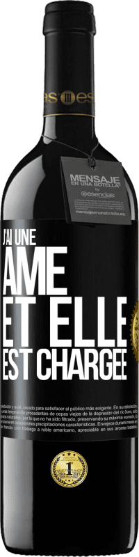 39,95 € Envoi gratuit | Vin rouge Édition RED MBE Réserve J'ai une âme et elle est chargée Étiquette Noire. Étiquette personnalisable Réserve 12 Mois Récolte 2015 Tempranillo