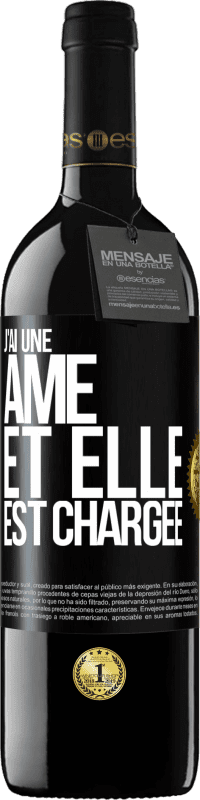 39,95 € Envoi gratuit | Vin rouge Édition RED MBE Réserve J'ai une âme et elle est chargée Étiquette Noire. Étiquette personnalisable Réserve 12 Mois Récolte 2016 Tempranillo