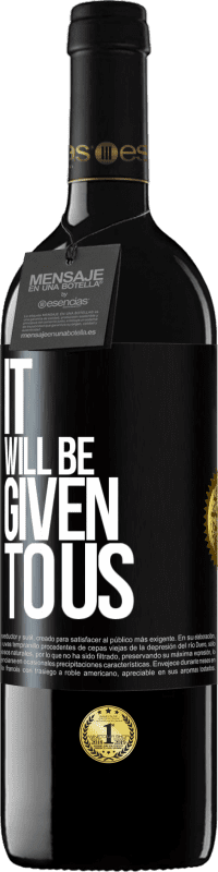 39,95 € Free Shipping | Red Wine RED Edition MBE Reserve It will be given to us Black Label. Customizable label Reserve 12 Months Harvest 2014 Tempranillo