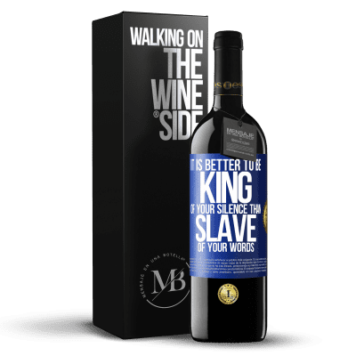 «It is better to be king of your silence than slave of your words» RED Edition MBE Reserve