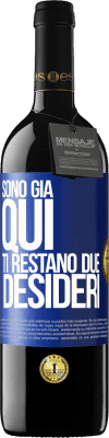 39,95 € Spedizione Gratuita | Vino rosso Edizione RED MBE Riserva Sono già qui. Ti restano due desideri Etichetta Blu. Etichetta personalizzabile Riserva 12 Mesi Raccogliere 2014 Tempranillo