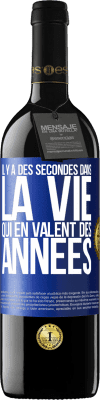 39,95 € Envoi gratuit | Vin rouge Édition RED MBE Réserve Il y a des secondes dans la vie qui en valent des années Étiquette Bleue. Étiquette personnalisable Réserve 12 Mois Récolte 2014 Tempranillo