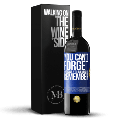 «You can't forget who gave you so much to remember» RED Edition MBE Reserve