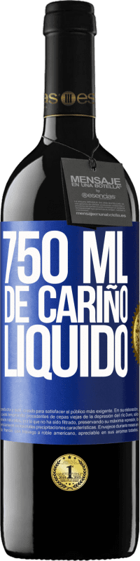 39,95 € Envío gratis | Vino Tinto Edición RED MBE Reserva 750 ml. de cariño líquido Etiqueta Azul. Etiqueta personalizable Reserva 12 Meses Cosecha 2015 Tempranillo