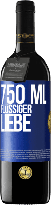 39,95 € Kostenloser Versand | Rotwein RED Ausgabe MBE Reserve 750 ml flüssiger Liebe Blaue Markierung. Anpassbares Etikett Reserve 12 Monate Ernte 2015 Tempranillo