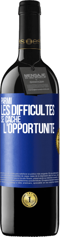 39,95 € Envoi gratuit | Vin rouge Édition RED MBE Réserve Parmi les difficultés, se cache l'opportunité Étiquette Bleue. Étiquette personnalisable Réserve 12 Mois Récolte 2015 Tempranillo