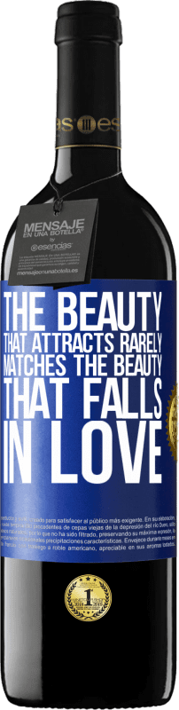 39,95 € 免费送货 | 红酒 RED版 MBE 预订 很少吸引的美与坠入爱河的美相匹配 蓝色标签. 可自定义的标签 预订 12 个月 收成 2016 Tempranillo