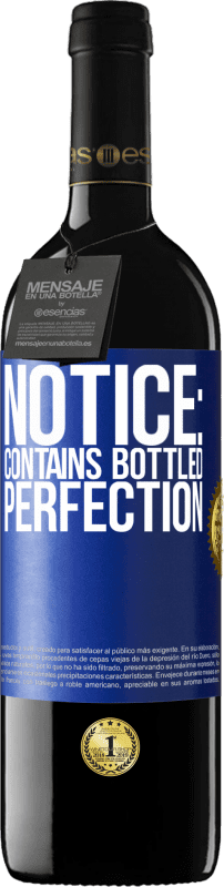 39,95 € Free Shipping | Red Wine RED Edition MBE Reserve Notice: contains bottled perfection Blue Label. Customizable label Reserve 12 Months Harvest 2015 Tempranillo