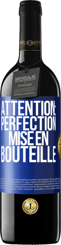 39,95 € Envoi gratuit | Vin rouge Édition RED MBE Réserve Attention: perfection mise en bouteille Étiquette Bleue. Étiquette personnalisable Réserve 12 Mois Récolte 2014 Tempranillo