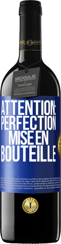 39,95 € Envoi gratuit | Vin rouge Édition RED MBE Réserve Attention: perfection mise en bouteille Étiquette Bleue. Étiquette personnalisable Réserve 12 Mois Récolte 2015 Tempranillo