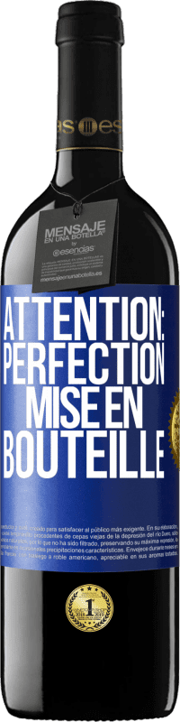 39,95 € Envoi gratuit | Vin rouge Édition RED MBE Réserve Attention: perfection mise en bouteille Étiquette Bleue. Étiquette personnalisable Réserve 12 Mois Récolte 2016 Tempranillo