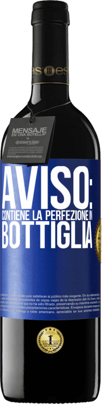 39,95 € Spedizione Gratuita | Vino rosso Edizione RED MBE Riserva Avviso: contiene la perfezione in bottiglia Etichetta Blu. Etichetta personalizzabile Riserva 12 Mesi Raccogliere 2016 Tempranillo