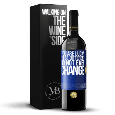 «You are lucky to be different. Do not ever change» RED Edition MBE Reserve