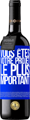 39,95 € Envoi gratuit | Vin rouge Édition RED MBE Réserve Vous êtes votre projet le plus important Étiquette Bleue. Étiquette personnalisable Réserve 12 Mois Récolte 2015 Tempranillo