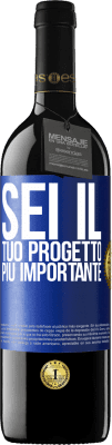 39,95 € Spedizione Gratuita | Vino rosso Edizione RED MBE Riserva Sei il tuo progetto più importante Etichetta Blu. Etichetta personalizzabile Riserva 12 Mesi Raccogliere 2015 Tempranillo