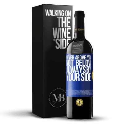 «Never above you, not below. Always by your side» RED Edition MBE Reserve