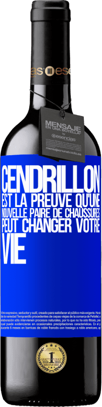 39,95 € Envoi gratuit | Vin rouge Édition RED MBE Réserve Cendrillon est la preuve qu'une nouvelle paire de chaussures peut changer votre vie Étiquette Bleue. Étiquette personnalisable Réserve 12 Mois Récolte 2015 Tempranillo