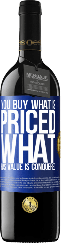 39,95 € Free Shipping | Red Wine RED Edition MBE Reserve You buy what is priced. What has value is conquered Blue Label. Customizable label Reserve 12 Months Harvest 2015 Tempranillo