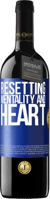 39,95 € Free Shipping | Red Wine RED Edition MBE Reserve Resetting mentality and heart Blue Label. Customizable label Reserve 12 Months Harvest 2015 Tempranillo