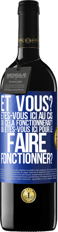 39,95 € Envoi gratuit | Vin rouge Édition RED MBE Réserve Et vous? Êtes-vous ici au cas où cela fonctionnerait? Ou êtes-vous ici pour le faire fonctionner? Étiquette Bleue. Étiquette personnalisable Réserve 12 Mois Récolte 2015 Tempranillo