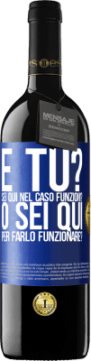 39,95 € Spedizione Gratuita | Vino rosso Edizione RED MBE Riserva e tu? Sei qui nel caso funzioni, o sei qui per farlo funzionare? Etichetta Blu. Etichetta personalizzabile Riserva 12 Mesi Raccogliere 2014 Tempranillo