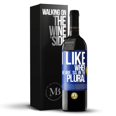 «I like when we are. So in the plural» RED Edition MBE Reserve