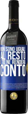 39,95 € Spedizione Gratuita | Vino rosso Edizione RED MBE Riserva Non sono uguale al resto e te ne renderai conto Etichetta Blu. Etichetta personalizzabile Riserva 12 Mesi Raccogliere 2014 Tempranillo