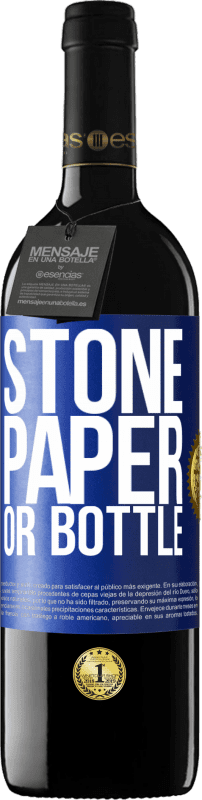 39,95 € 免费送货 | 红酒 RED版 MBE 预订 石头，纸或瓶子 蓝色标签. 可自定义的标签 预订 12 个月 收成 2014 Tempranillo