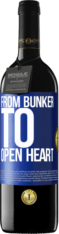 39,95 € 免费送货 | 红酒 RED版 MBE 预订 从bun堡到敞开心heart 蓝色标签. 可自定义的标签 预订 12 个月 收成 2016 Tempranillo