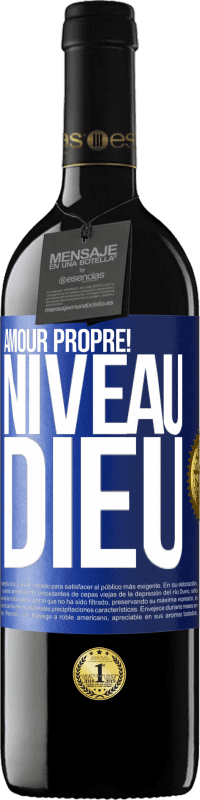 39,95 € Envoi gratuit | Vin rouge Édition RED MBE Réserve Amour propre! Niveau Dieu Étiquette Bleue. Étiquette personnalisable Réserve 12 Mois Récolte 2015 Tempranillo