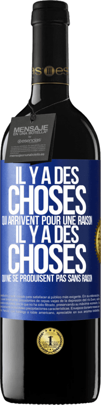 39,95 € Envoi gratuit | Vin rouge Édition RED MBE Réserve Il y a des choses qui arrivent pour une raison, il y a des choses qui ne se produisent pas sans raison Étiquette Bleue. Étiquette personnalisable Réserve 12 Mois Récolte 2015 Tempranillo