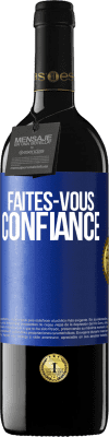 39,95 € Envoi gratuit | Vin rouge Édition RED MBE Réserve Faites-vous confiance Étiquette Bleue. Étiquette personnalisable Réserve 12 Mois Récolte 2014 Tempranillo